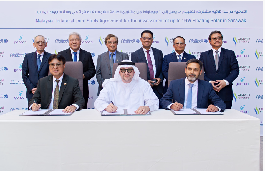 Masdar, Sarawak Energy, Gentari to assess large-scale floating solar project in Malaysia
